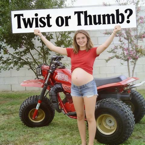 is twist or thumb throttle safer