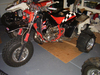 Tims 250R in Garage